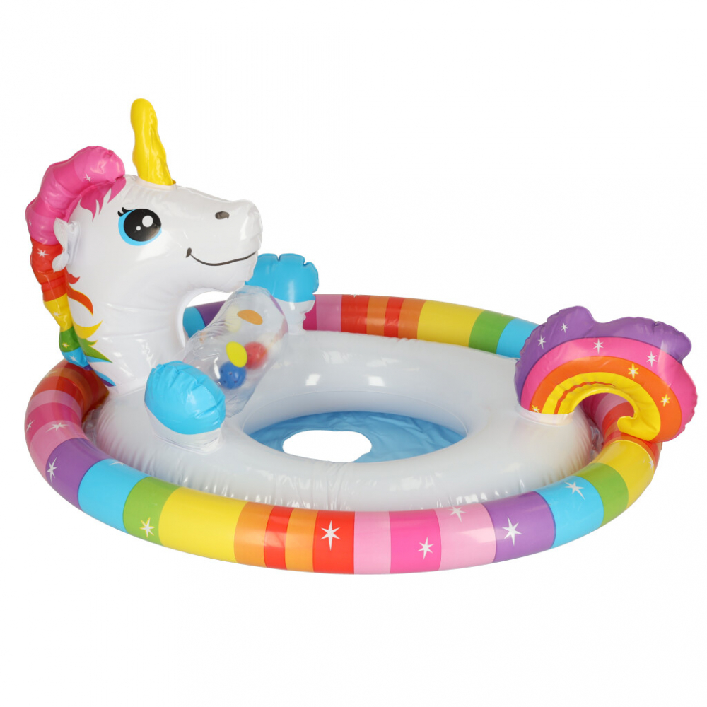 Colac Gonflabil Copii Unicorn Vesel Ikonka - imagine 8
