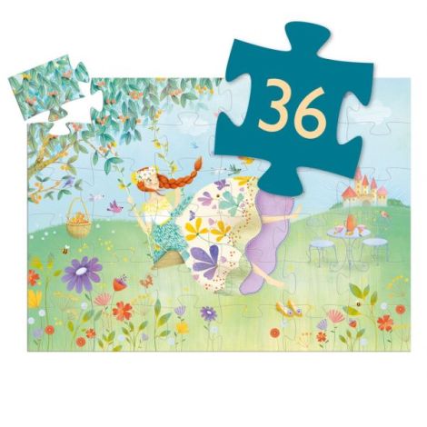 Puzzle Djeco Zana Primaverii 36 Piese - imagine 3