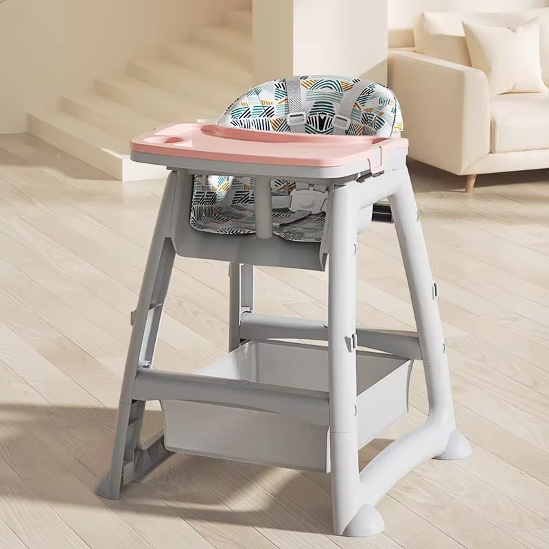 Scaun Masa Little Mom Pink Multifuncțional - imagine 11
