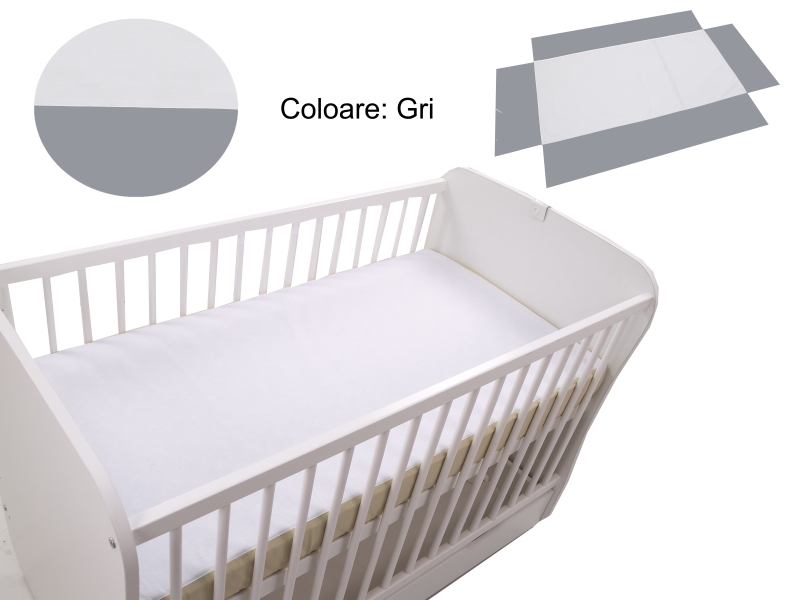 Cearceaf Klups Gri 120x60 Bumbac 100%