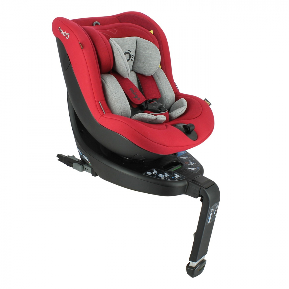 Scaun Auto Nado Migo O3 Roșu, i-Size 40-105 cm - imagine 2