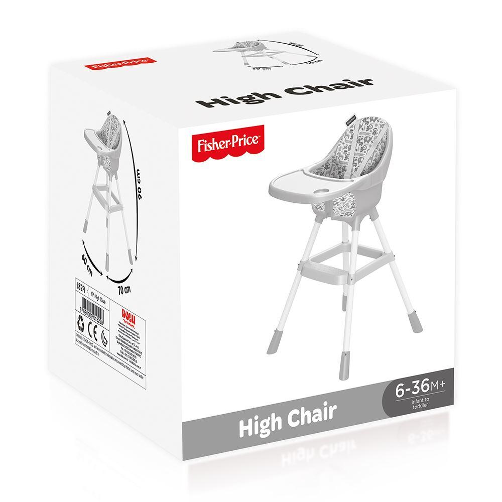 Scaun masă Fisher Price sigur și confortabil