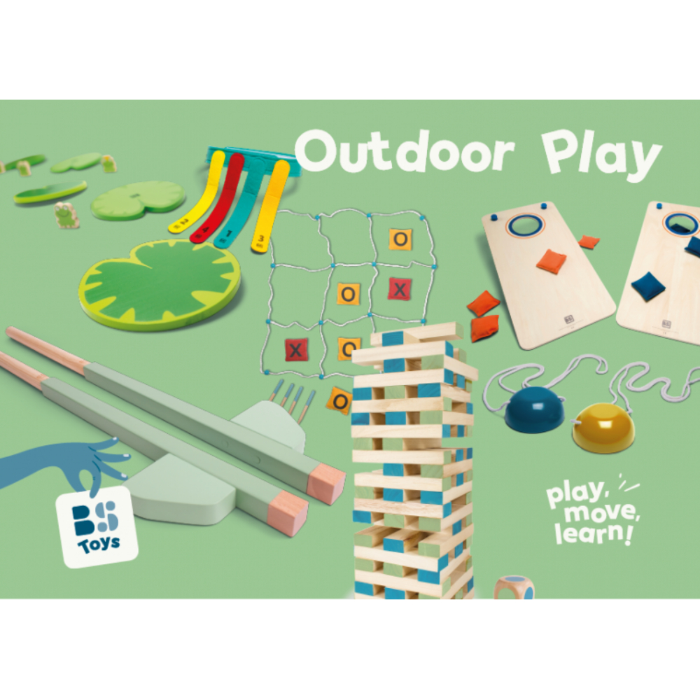 Set Jocuri Exterior BS Toys - 7 Jocuri Educative