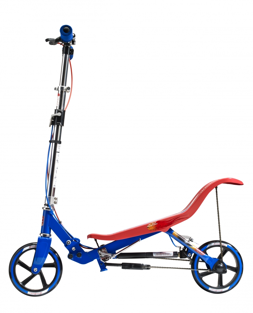 Space Scooter X580 Rosu-Albastru, Pliabila, 8 ani+