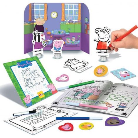 Kit Creație Lisciani Peppa Pig - Ghiozdan Colorat - imagine 2