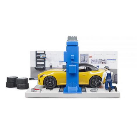 Bruder Service Auto cu Roadster - imagine 2