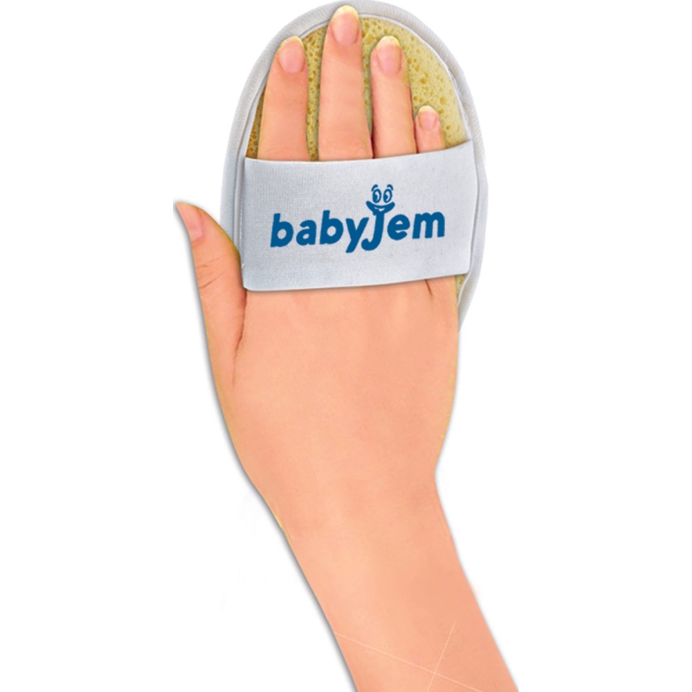 Burete Mănusă BabyJem | Baie Moale Bebeluși - imagine 2