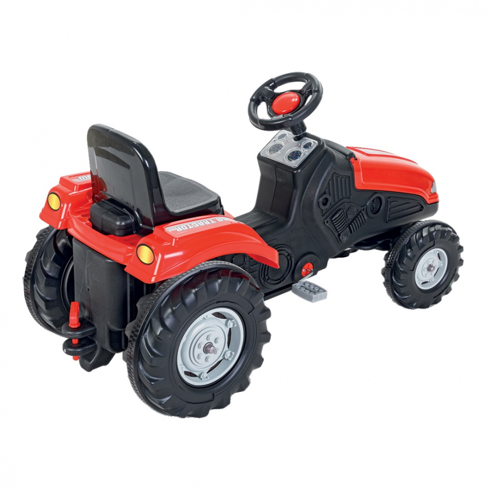 Tractor Pilsan Mega Red, Scaun Reglabil, Claxon - imagine 2