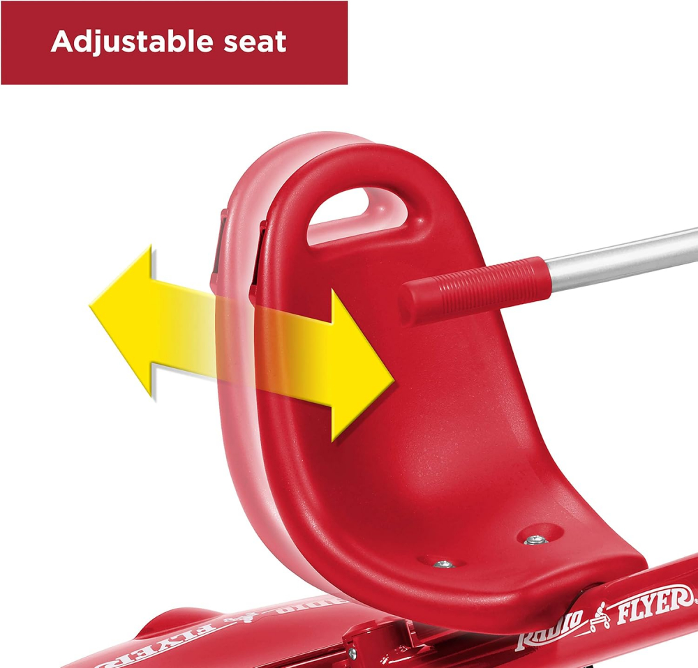 Tricicleta Radio Flyer 4 în 1 cu Control Direcție - imagine 6