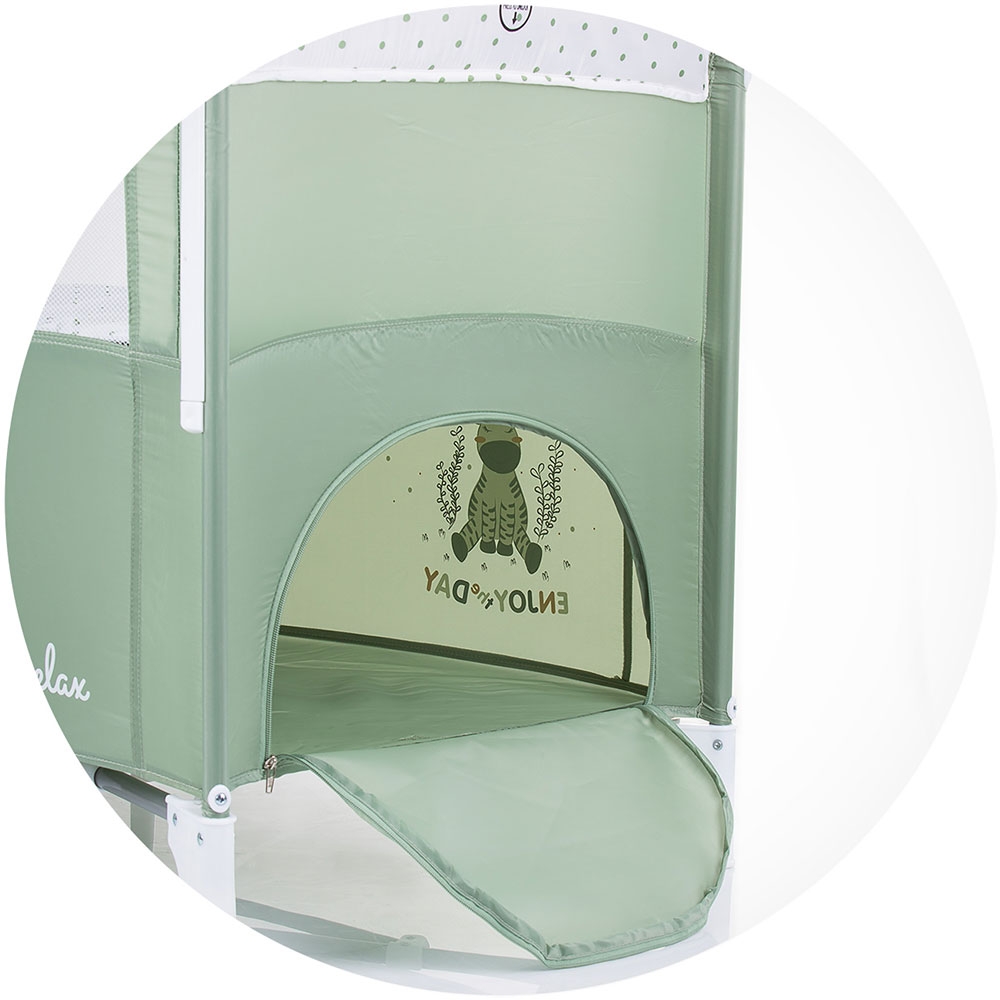 Patut pliabil Chipolino Relax, laterala culisanta, sistem side-sleeping - imagine 5