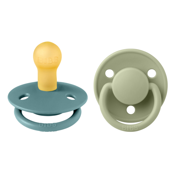 Set 2 Suzete Bibs Latex, Tetină Rotundă, 0+ - imagine 3