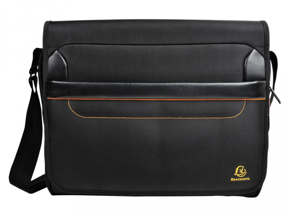 Geantă Laptop 14" Exacompta Messenger, Neagră