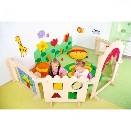 Paravan Figuri Geometrice Moje Bambino - imagine 3