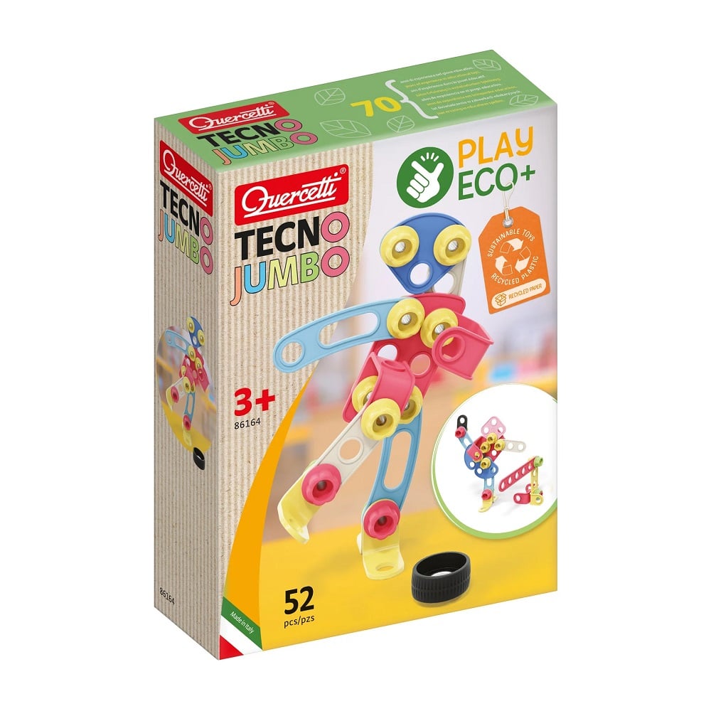 Quercetti Tecno Jumbo Eco | Jucării Construcție