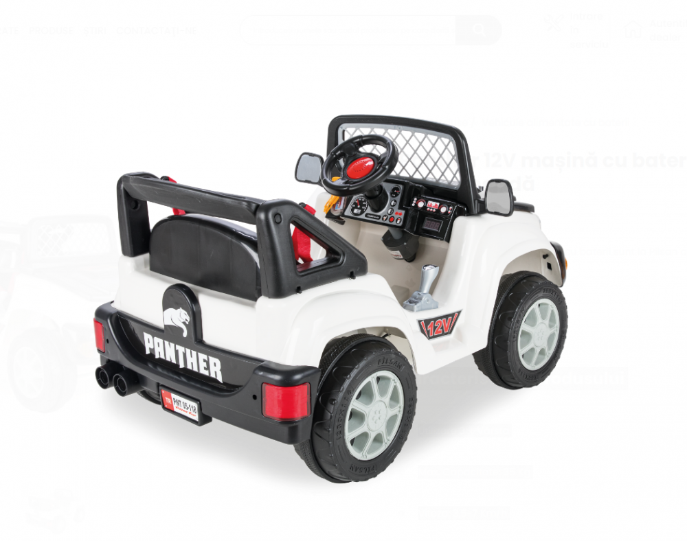 Mașinuță Electrică Pilsan Panther 12V cu Telecomandă
