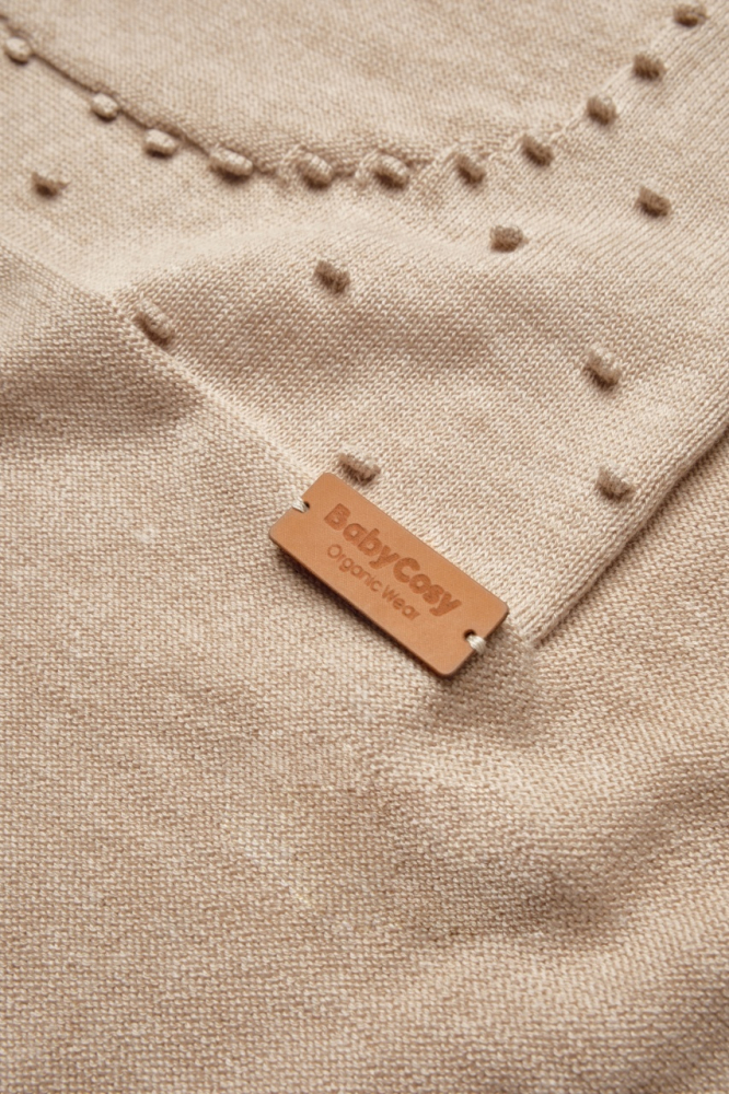 Paturica BabyCosy Moale cu Ursulet, Bumbac Organic - imagine 3