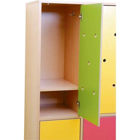 Dulap Vestiar Rainbow 4 Compartimente Moje Bambino - imagine 2