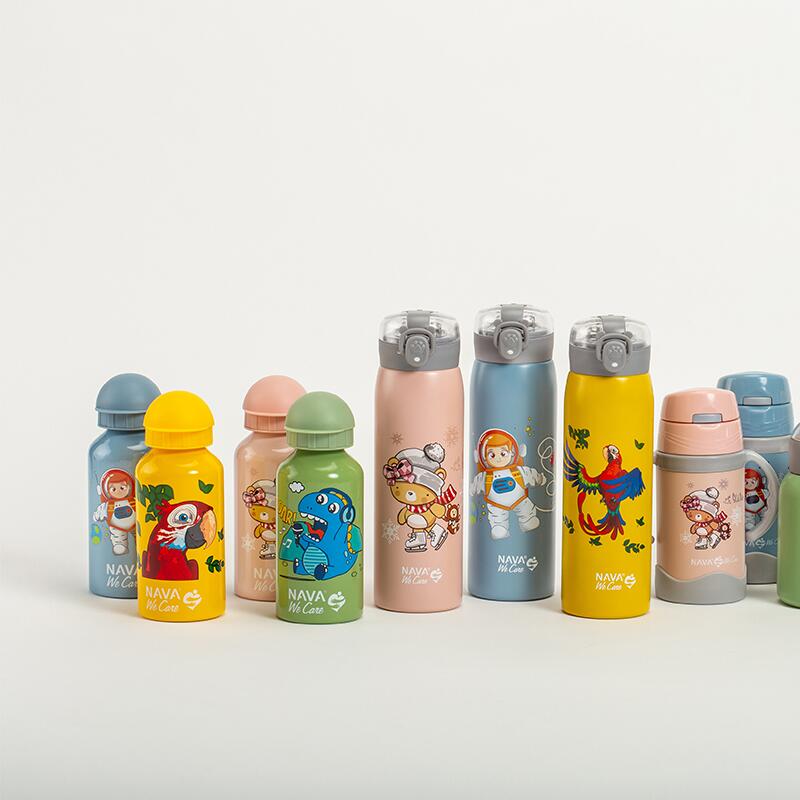 Sticlă Termoizolantă Nava We Care, 400ml Albastru - imagine 3