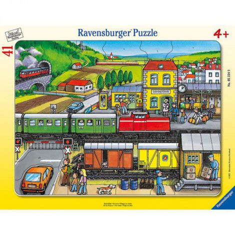 Puzzle Ravensburger Călătoria cu Trenul 41 piese
