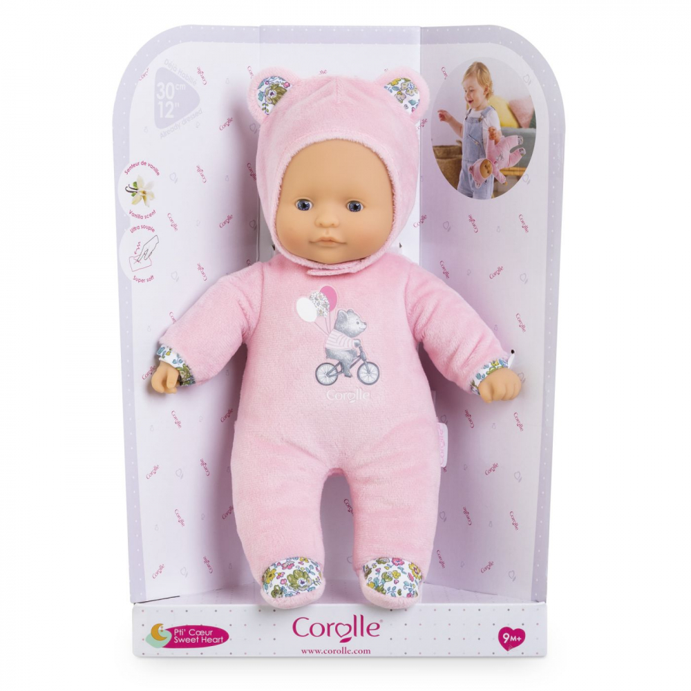 Păpușă Bebelus Ursulet Roz Corolle Simba 30cm
