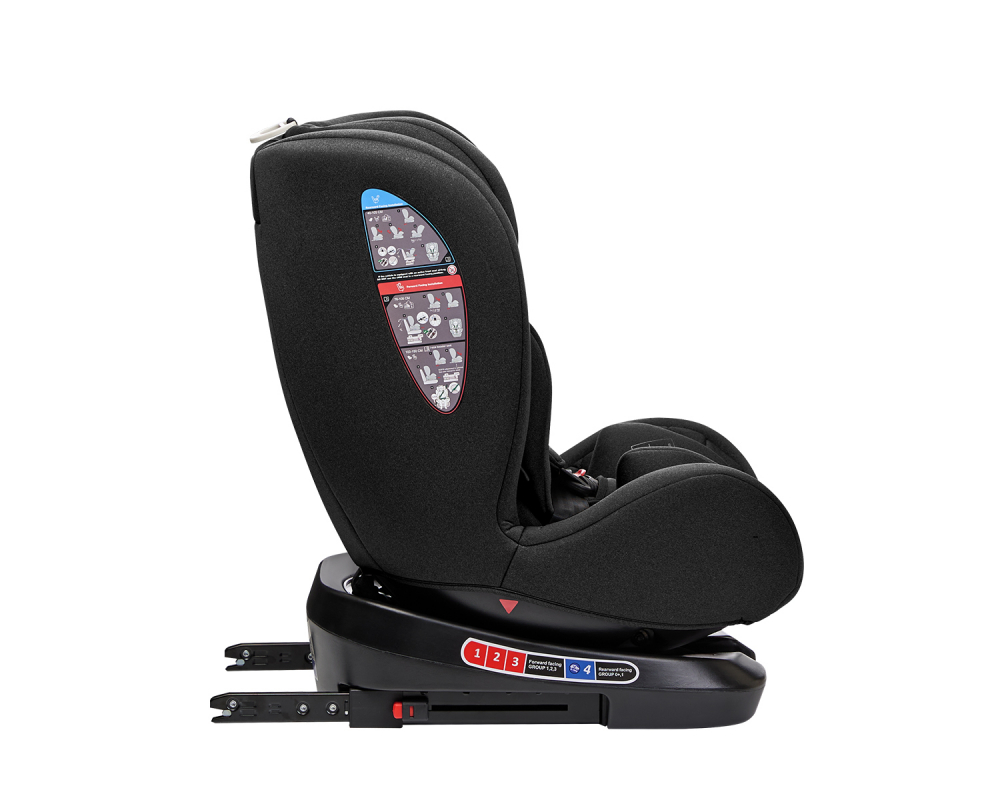 Kikkaboo i-Trip Black - Scaun Auto Isofix 360° Rotativ