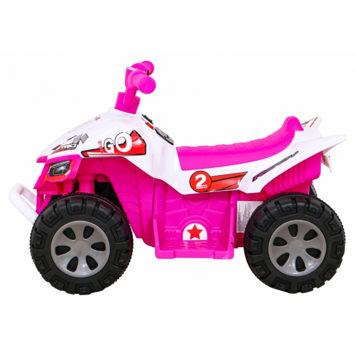 ATV Electric Roz pentru Copii Ramiz cu Audio - imagine 3