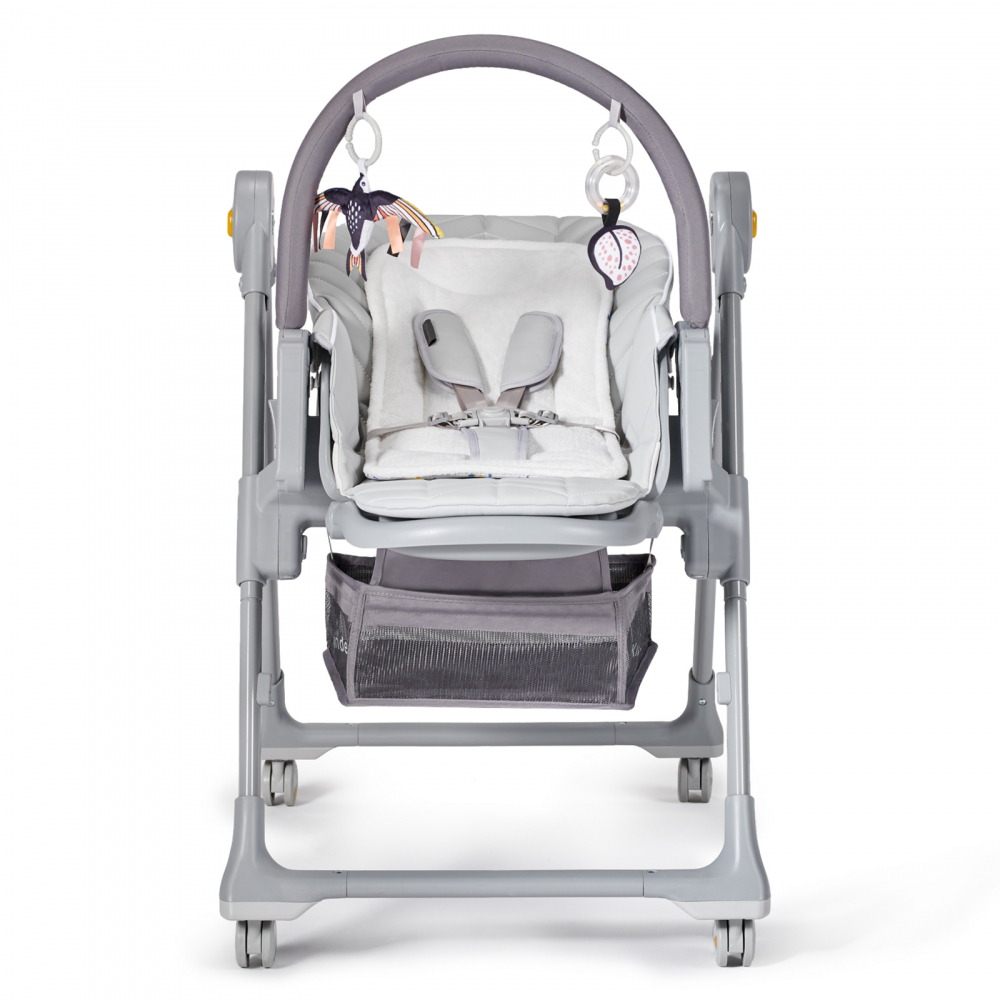 Scaun Masa Kinderkraft Lastree 2 in 1 Gri - imagine 3