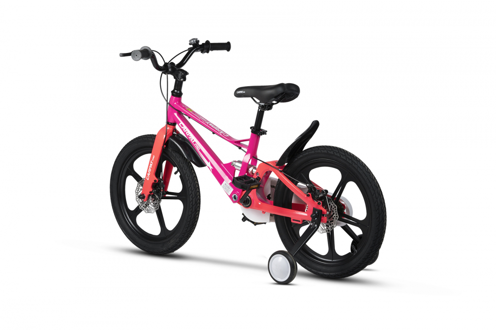 Bicicleta Carpat PRO 18" Fucsia Copii - imagine 4