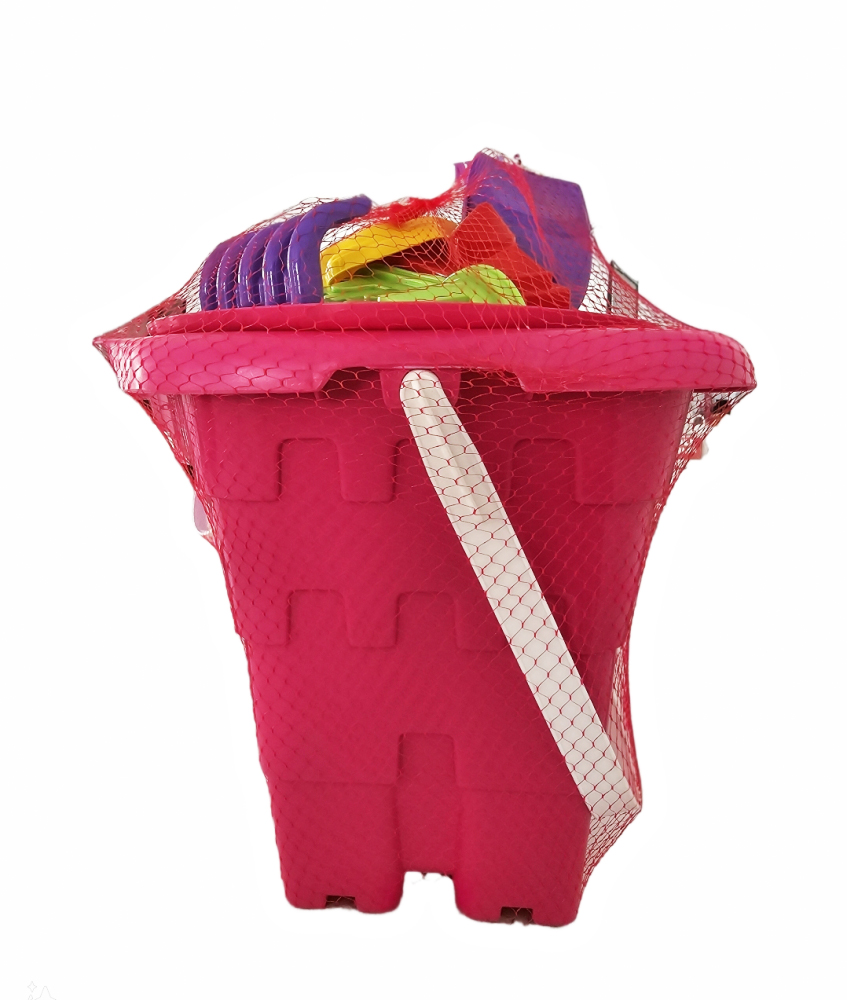 Set 9 Jucării Nisip Castel Pink | Burak Toys