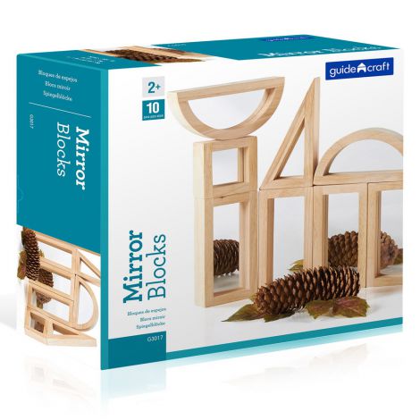 Mirror Blocks Guidecraft - Joc Educativ cu Oglinzi - imagine 5