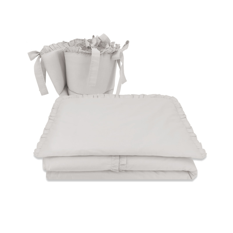 Set Lenjerie Patut MimiNu Royal Grey 6 Piese