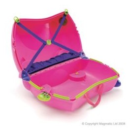 Trunki Trixie Pink: Geamantan Copii pe Roti - imagine 5