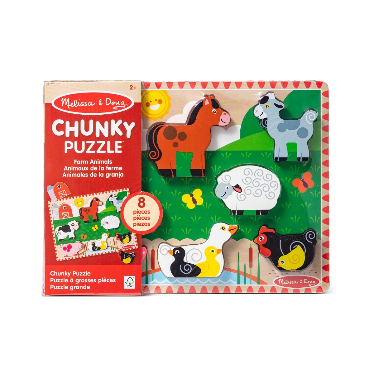 Puzzle Ferma Melissa & Doug | Joc Educativ Lemn