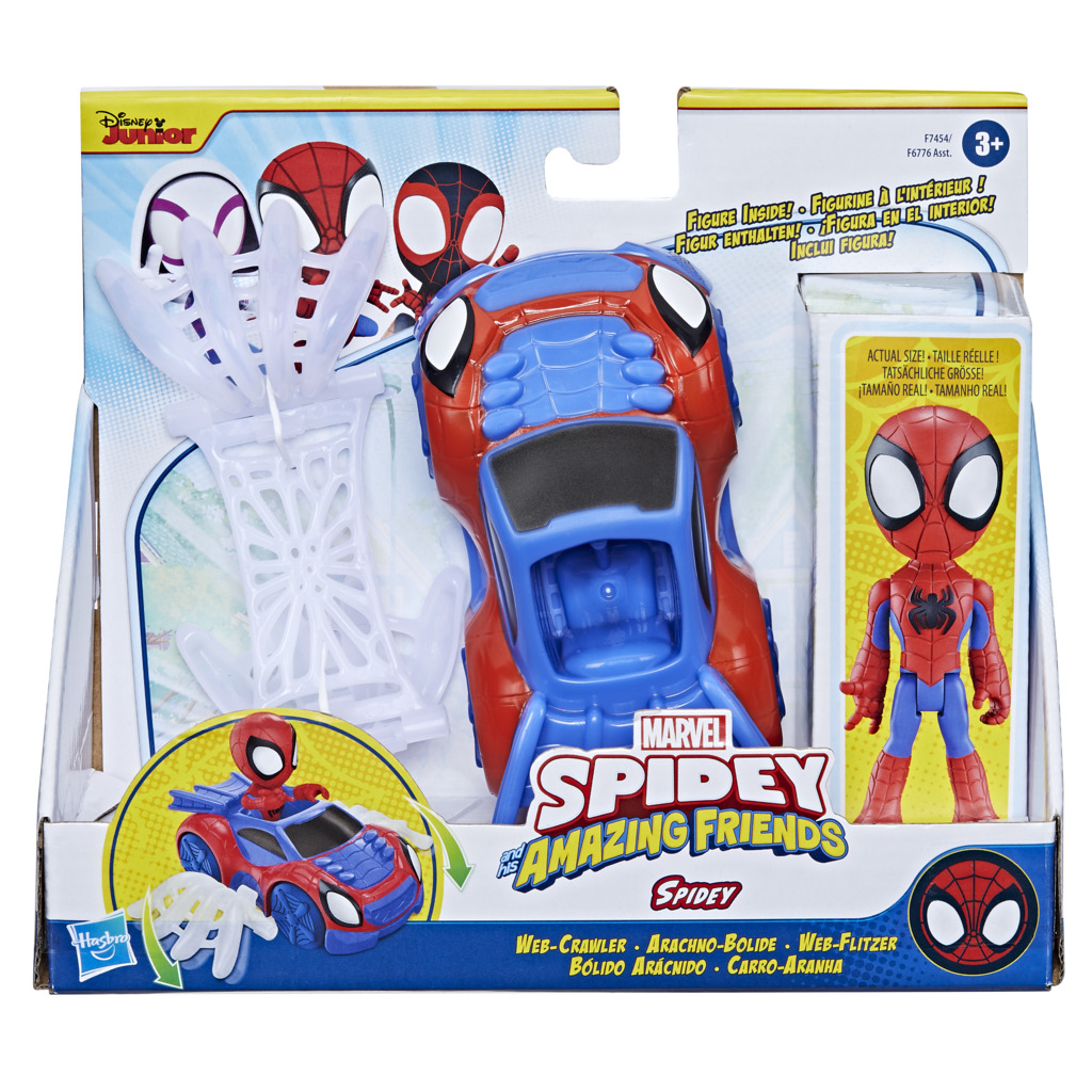 Figurina Spidey cu Vehicul F74545