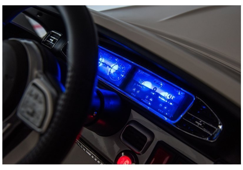 Masinuta Electrica Mercedes GLE450 12V, Alb, 2.4GHz - imagine 8