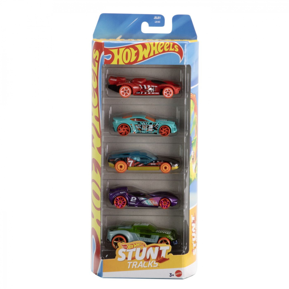 Set 5 Masini Hot Wheels Stunt Tracks - Mattel