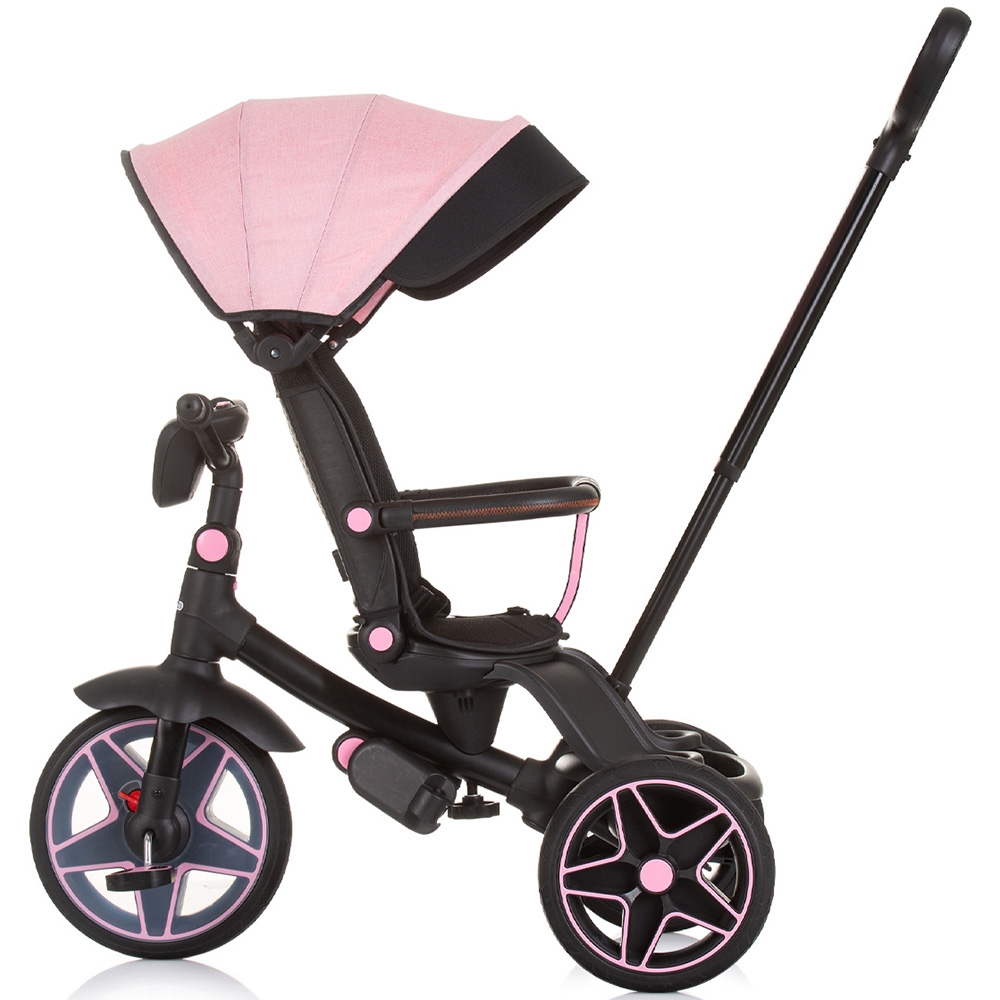 Tricicleta Chipolino Derby Flamingo, Reversibilă - imagine 5