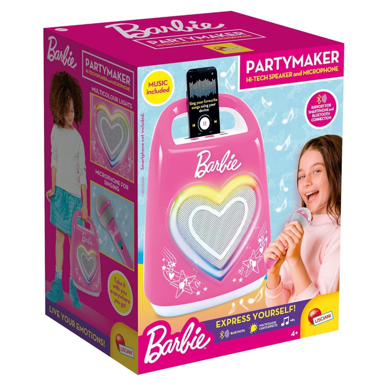 Set Lisciani Barbie Microfon Boxa Petrecere
