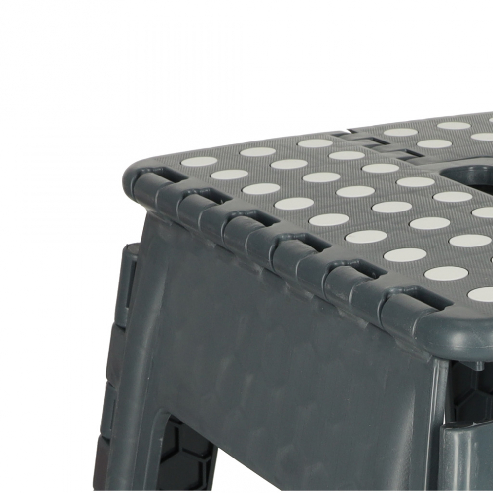 Scaunel Pliabil Ikonka 39 cm, Dark Grey - imagine 2