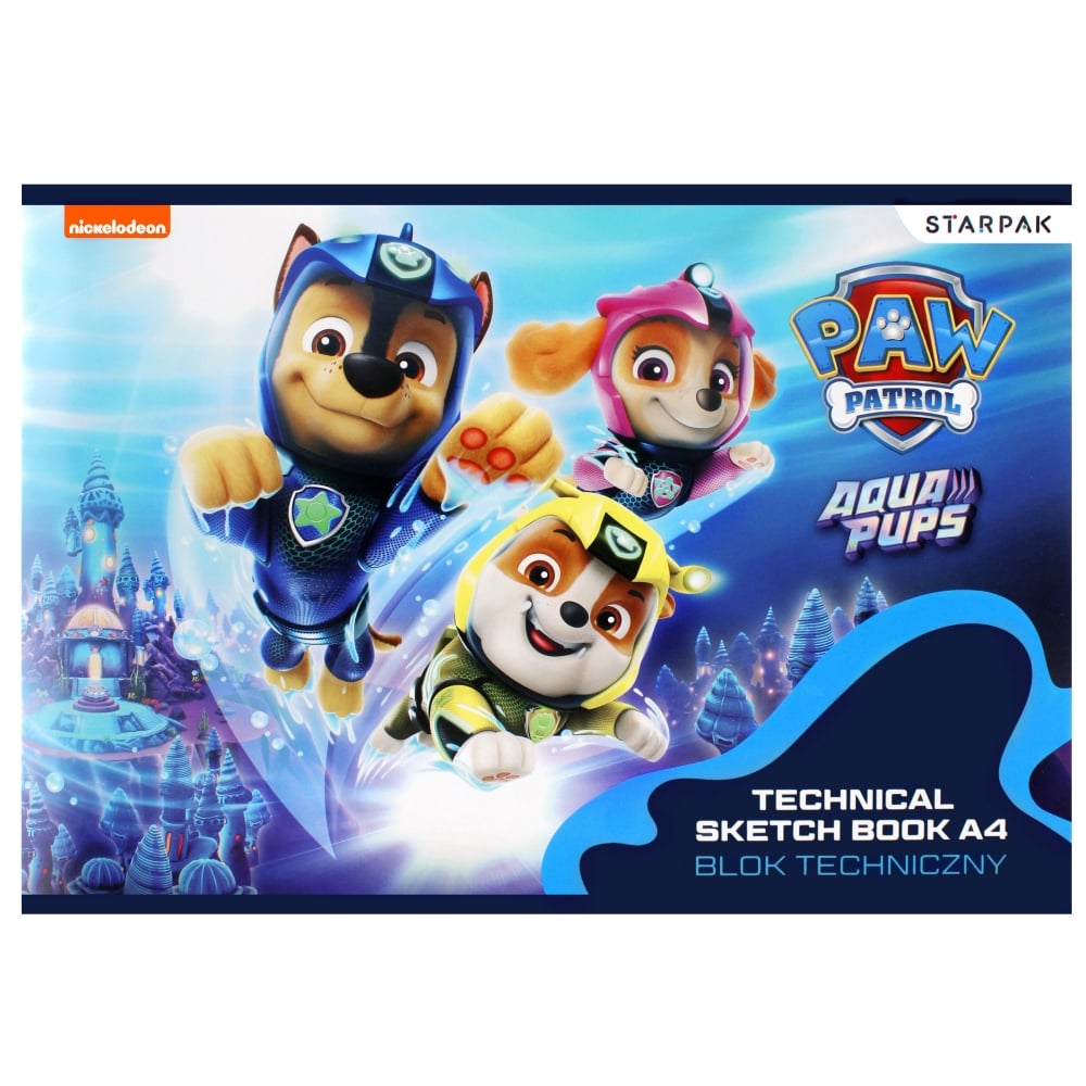 Bloc Desen Tehnic Paw Patrol A4