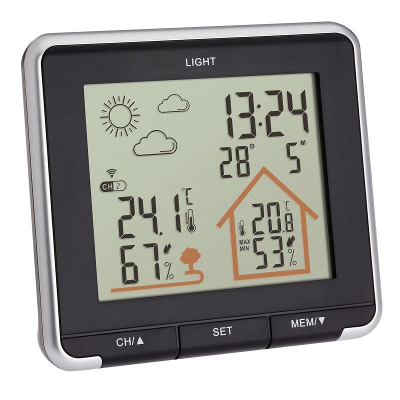 Stație Meteo Wireless TFA 35.1153.01, Negru
