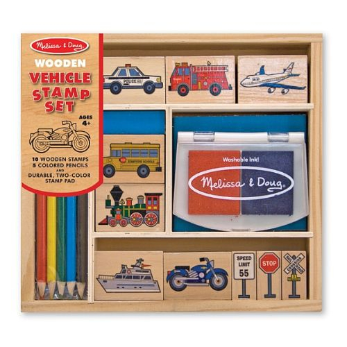 Set Stampile Vehicule Melissa & Doug