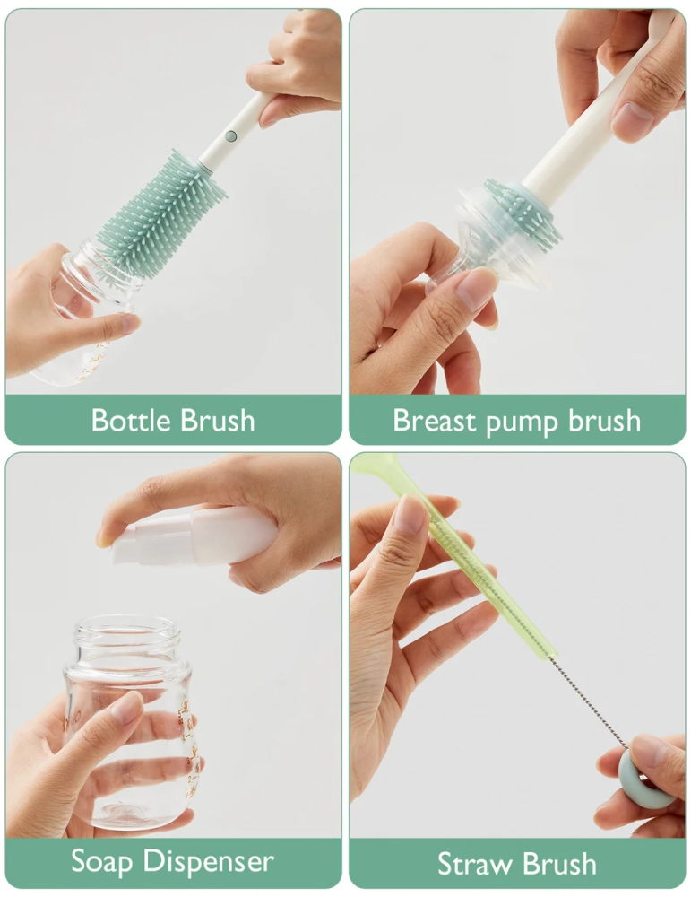 Kit Perii și Uscător Momcozy 7în1 Verde - imagine 3