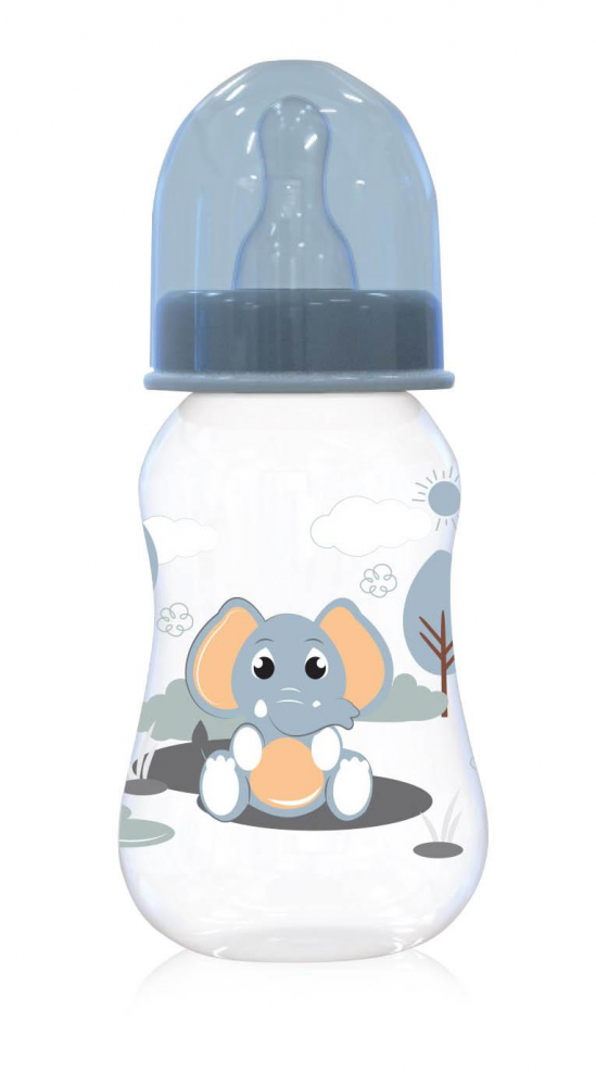 Biberon Lorelli Elephant 125 ml, Tetină Naturală