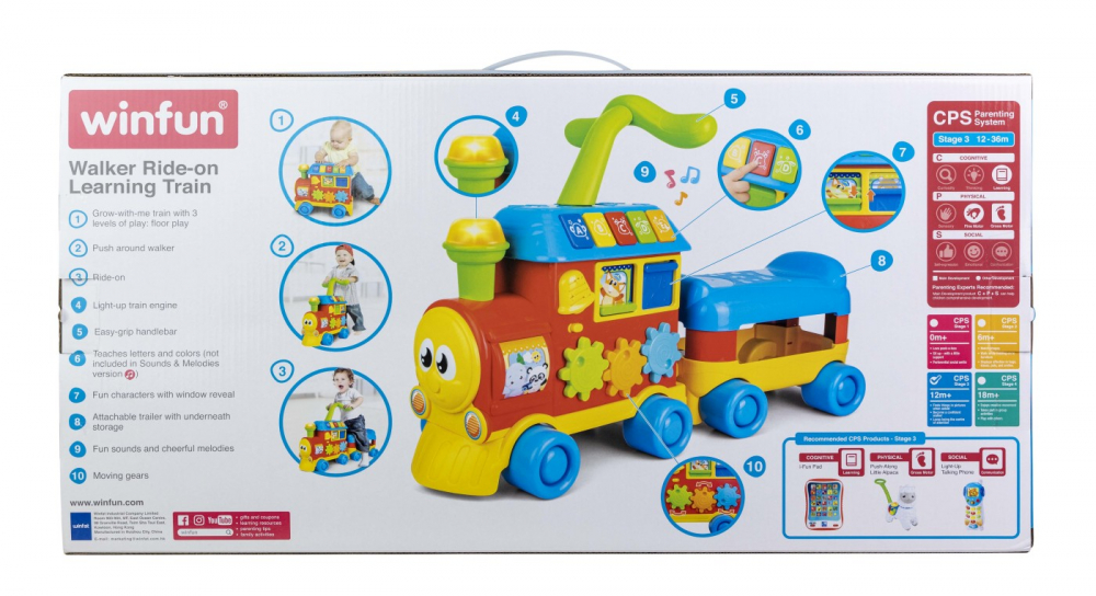Winfun Trenulet Antemergator Educativ 12m+ - imagine 4