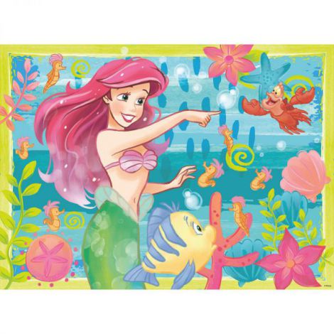 Puzzle Ravensburger Ariel 500 piese + Stickere - imagine 2