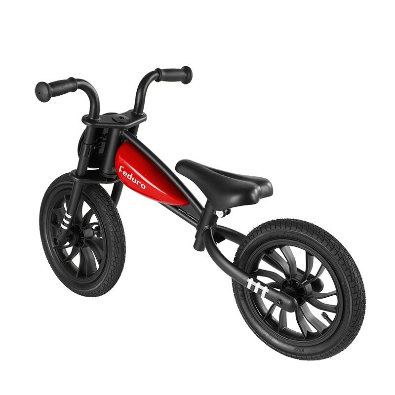 QPlay Feduro Roșu, Bicicletă Fără Pedale 3-6 Ani - imagine 3