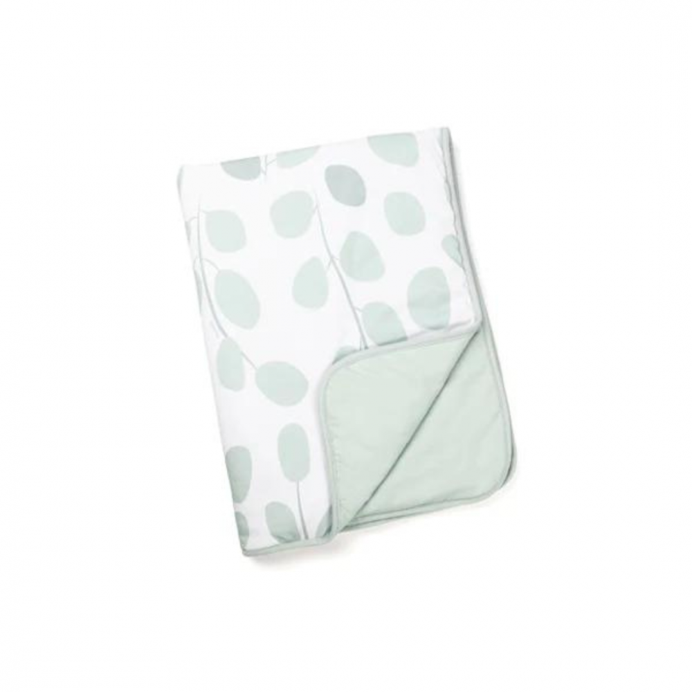 Paturica Doomoo Bumbac Organic Aqua Green - imagine 3