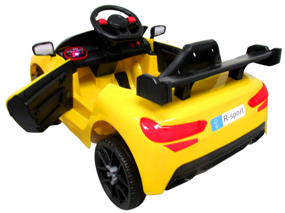 Masinuta Electrica Cabrio A1 Galben - imagine 5