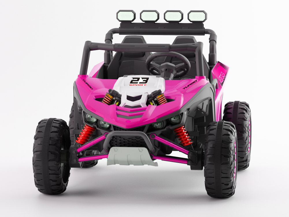 UTV electric pentru 2 copii, Kinderauto Arrow Dune-Buggy, 300W, 24V, premium, Roz